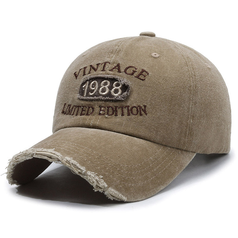 Gorra Hombre Estilo Retro Desgastado