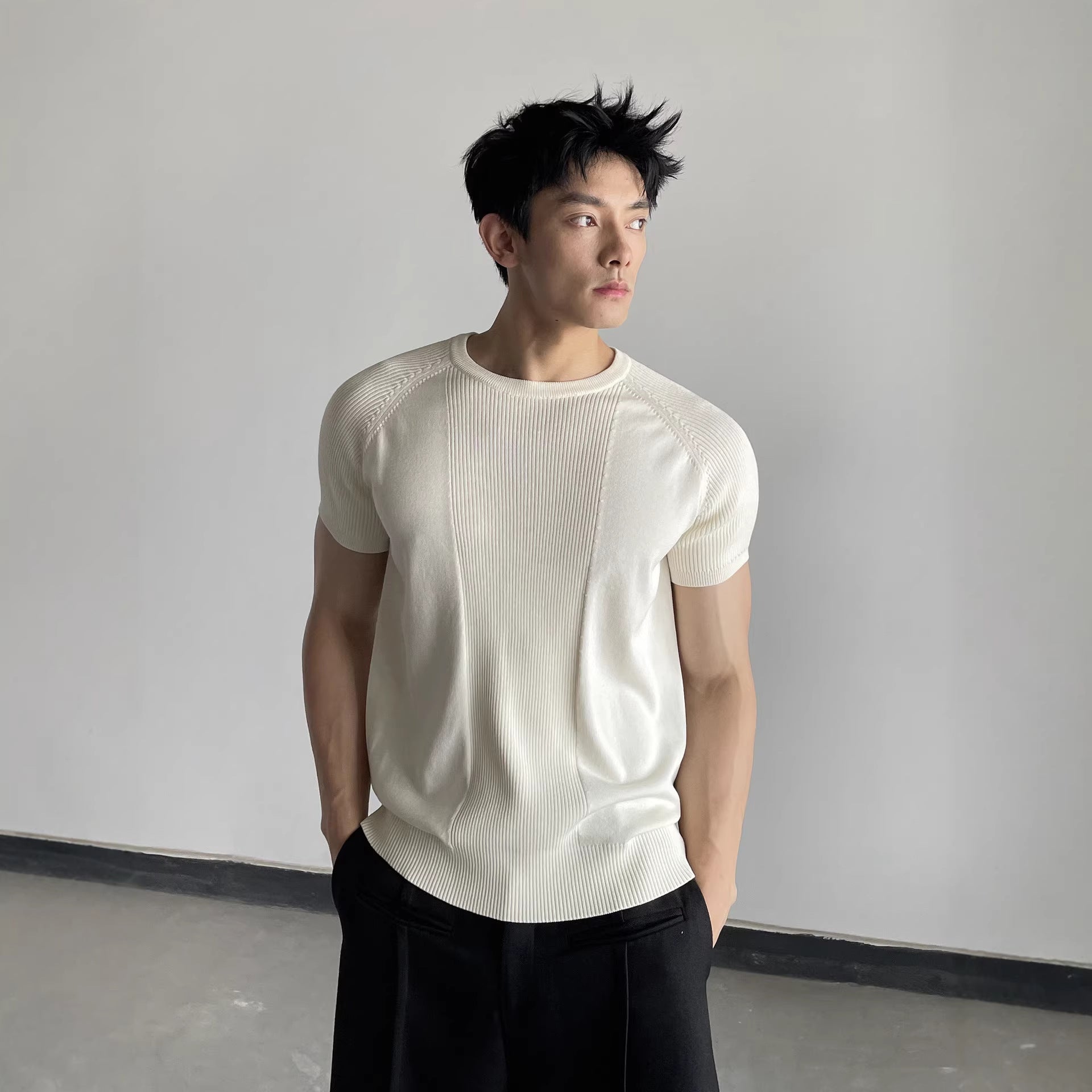Top Fitness Hombre Textura Premium