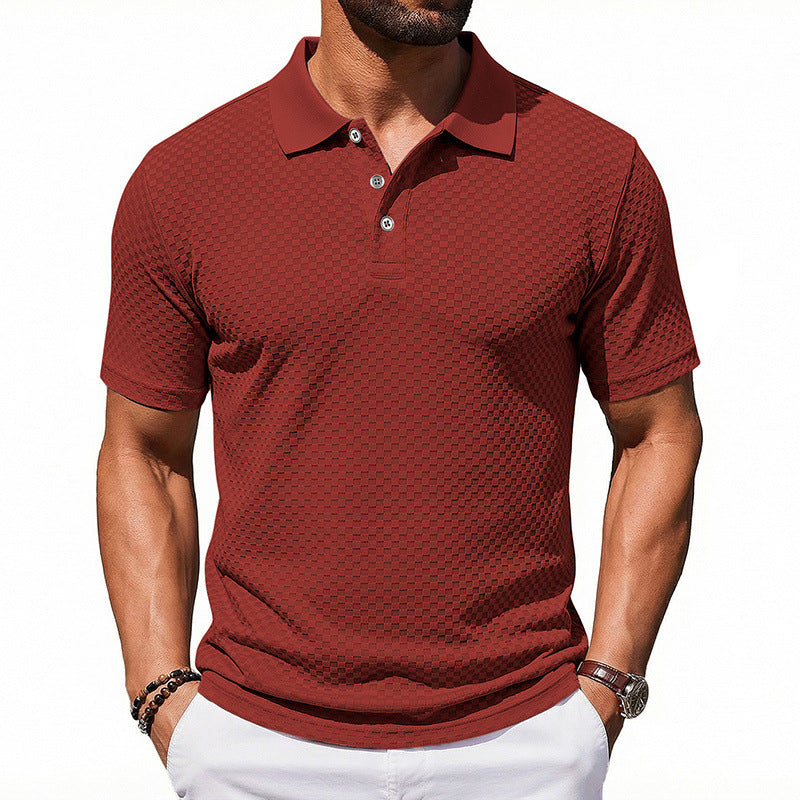 Polo Hombre Cuadro Premium