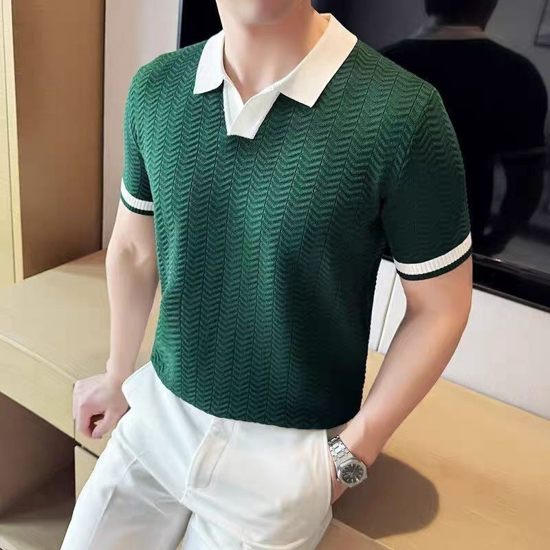 Camiseta Hombre Manga Corta Ice Silk