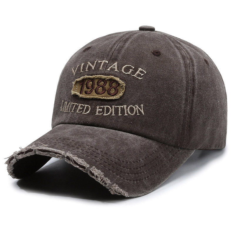 Gorra Hombre Estilo Retro Desgastado