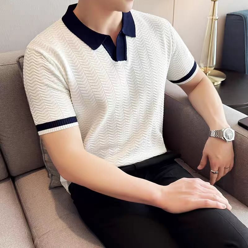 Camiseta Hombre Manga Corta Ice Silk