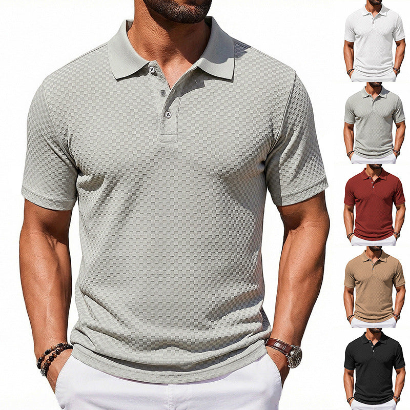 Polo Hombre Cuadro Premium