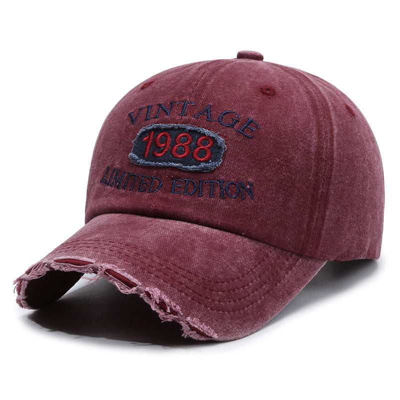 Gorra Hombre Estilo Retro Desgastado