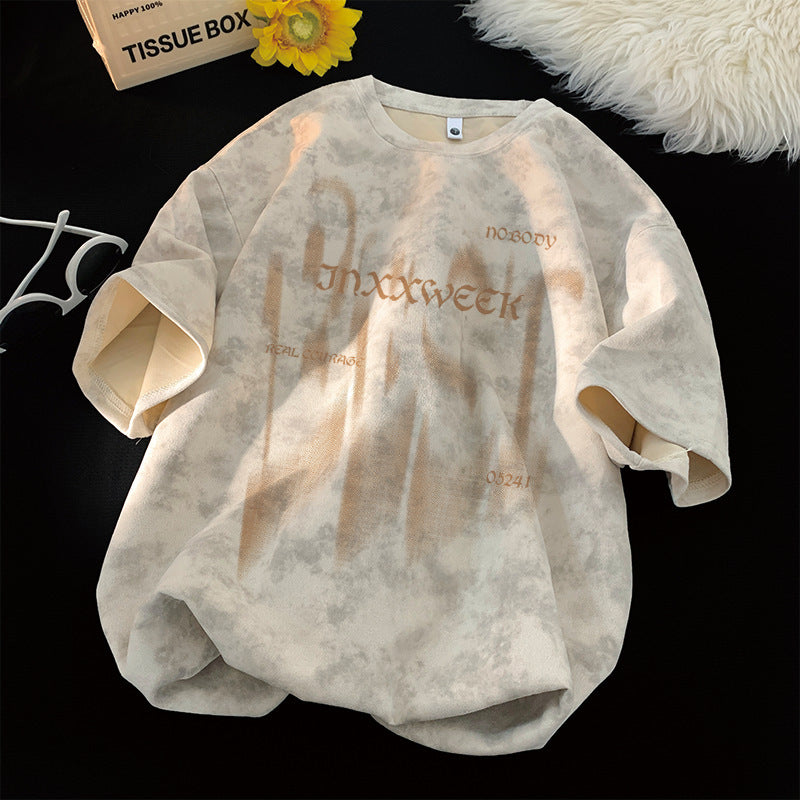T-shirt Hombre Desgastada Elegante