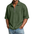 Camisa Gofre Manga Corta Hombre Casual