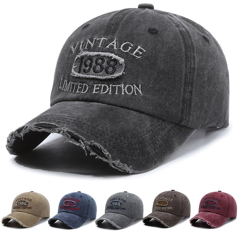 Gorra Hombre Estilo Retro Desgastado