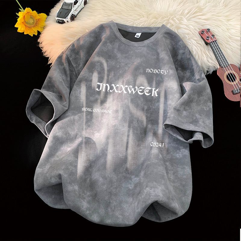 T-shirt Hombre Desgastada Elegante