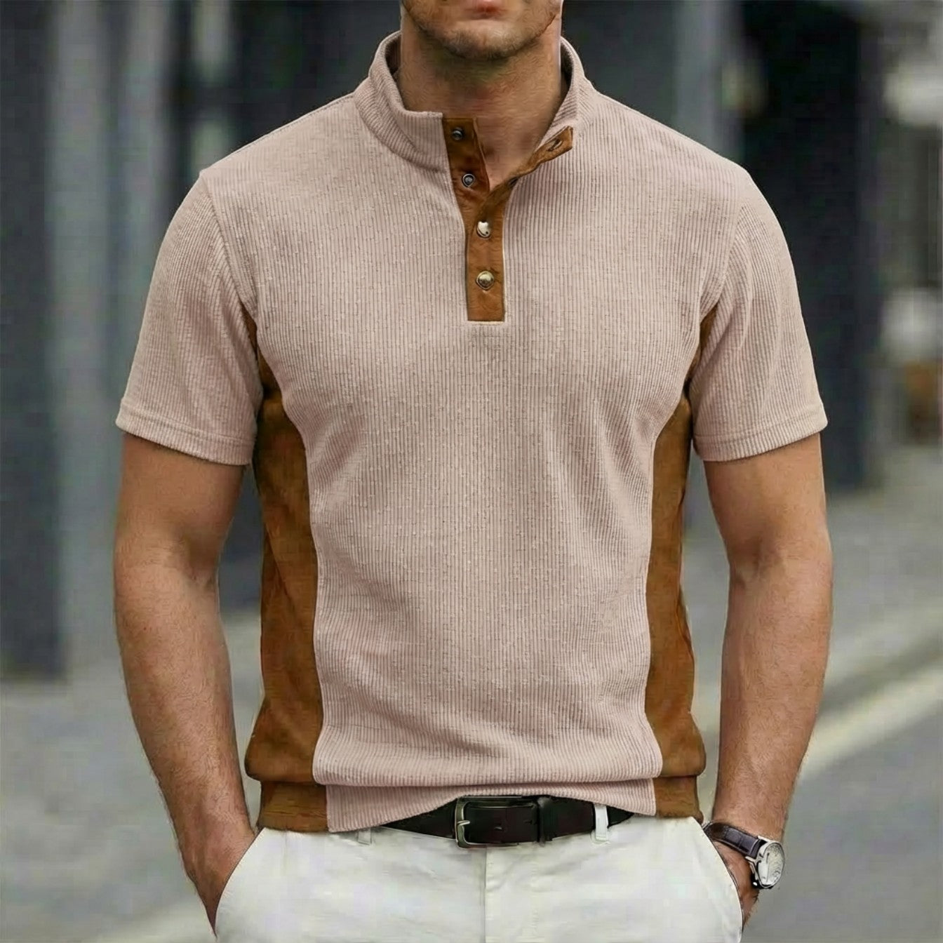 Polo Hombre Cuello Alto Premium