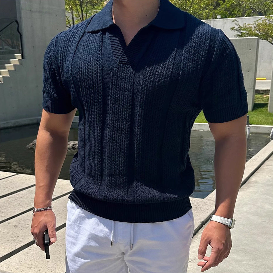 Polo Hombre Seda Ice Calado Premium