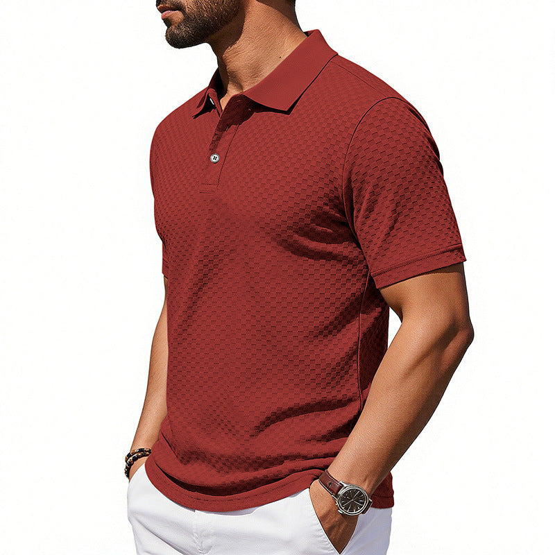 Polo Hombre Cuadro Premium