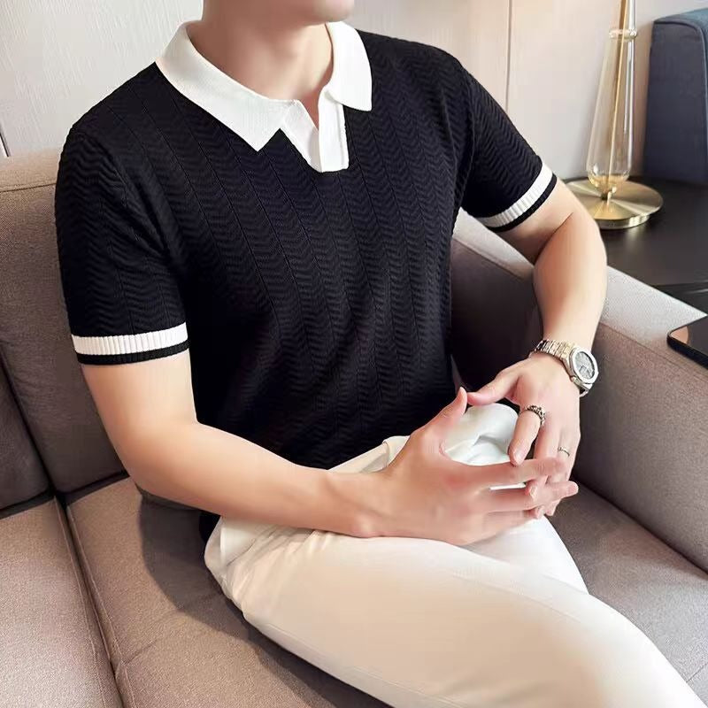 Camiseta Hombre Manga Corta Ice Silk
