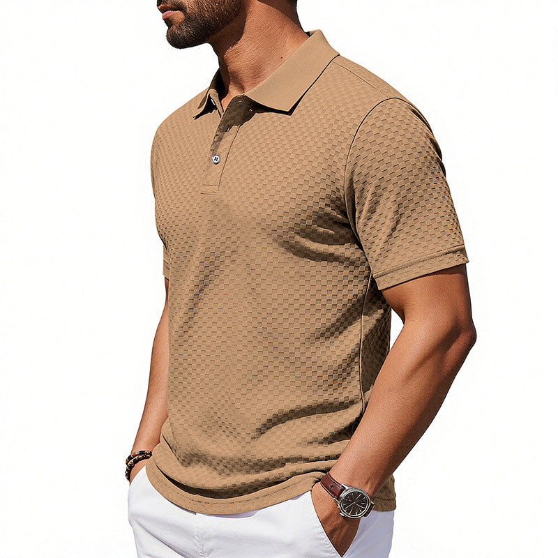 Polo Hombre Cuadro Premium