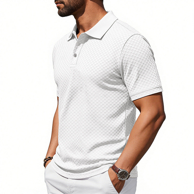 Polo Hombre Cuadro Premium
