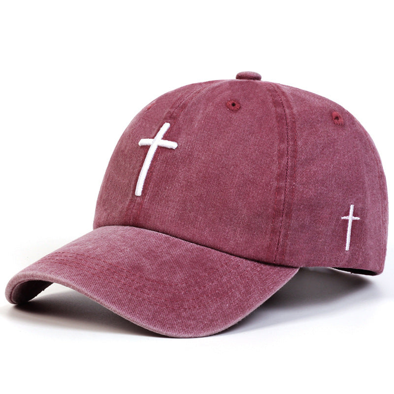 Gorra Hombre Bordado Cruz Premium