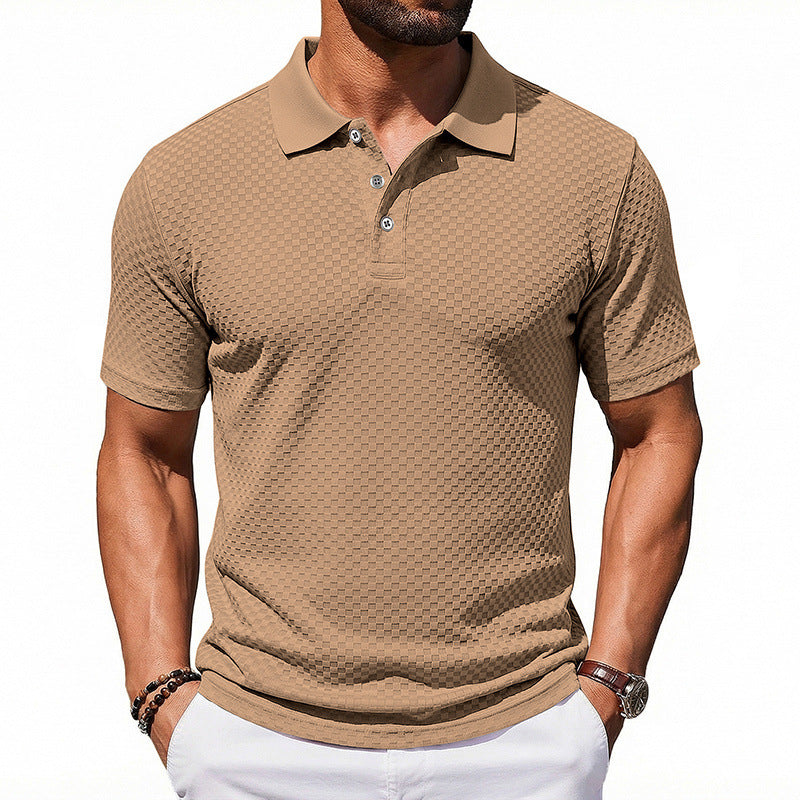 Polo Hombre Cuadro Premium