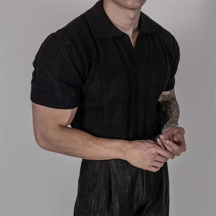 Polo Hombre Seda Ice Calado Premium