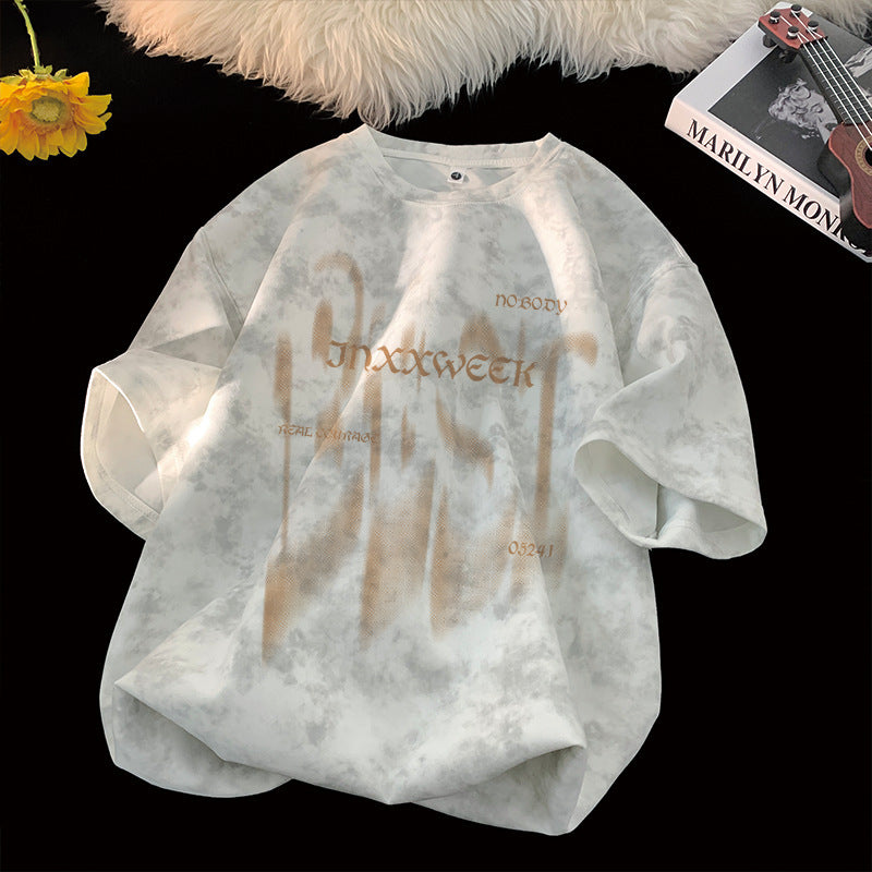 T-shirt Hombre Desgastada Elegante