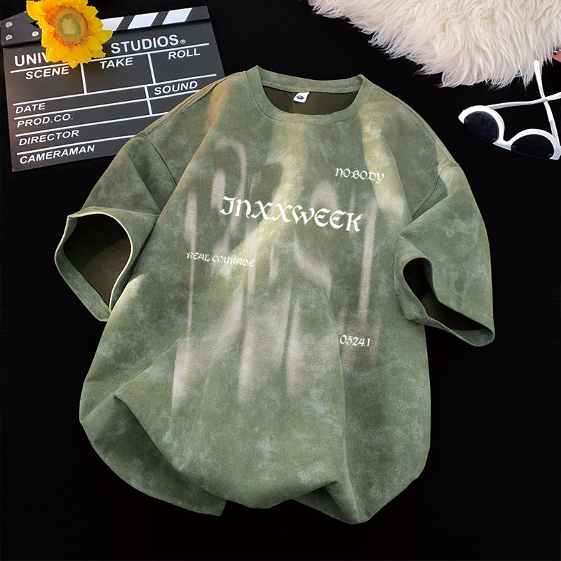 T-shirt Hombre Desgastada Elegante