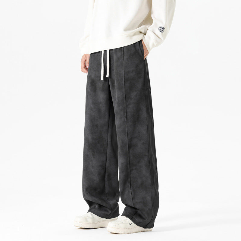 Pantalón Hombre Wide Leg Retro Premium