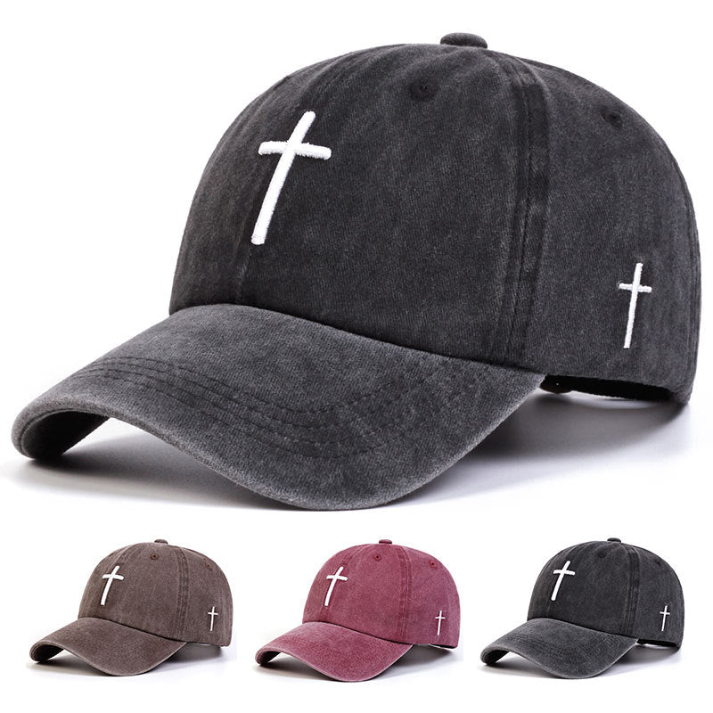 Gorra Hombre Bordado Cruz Premium
